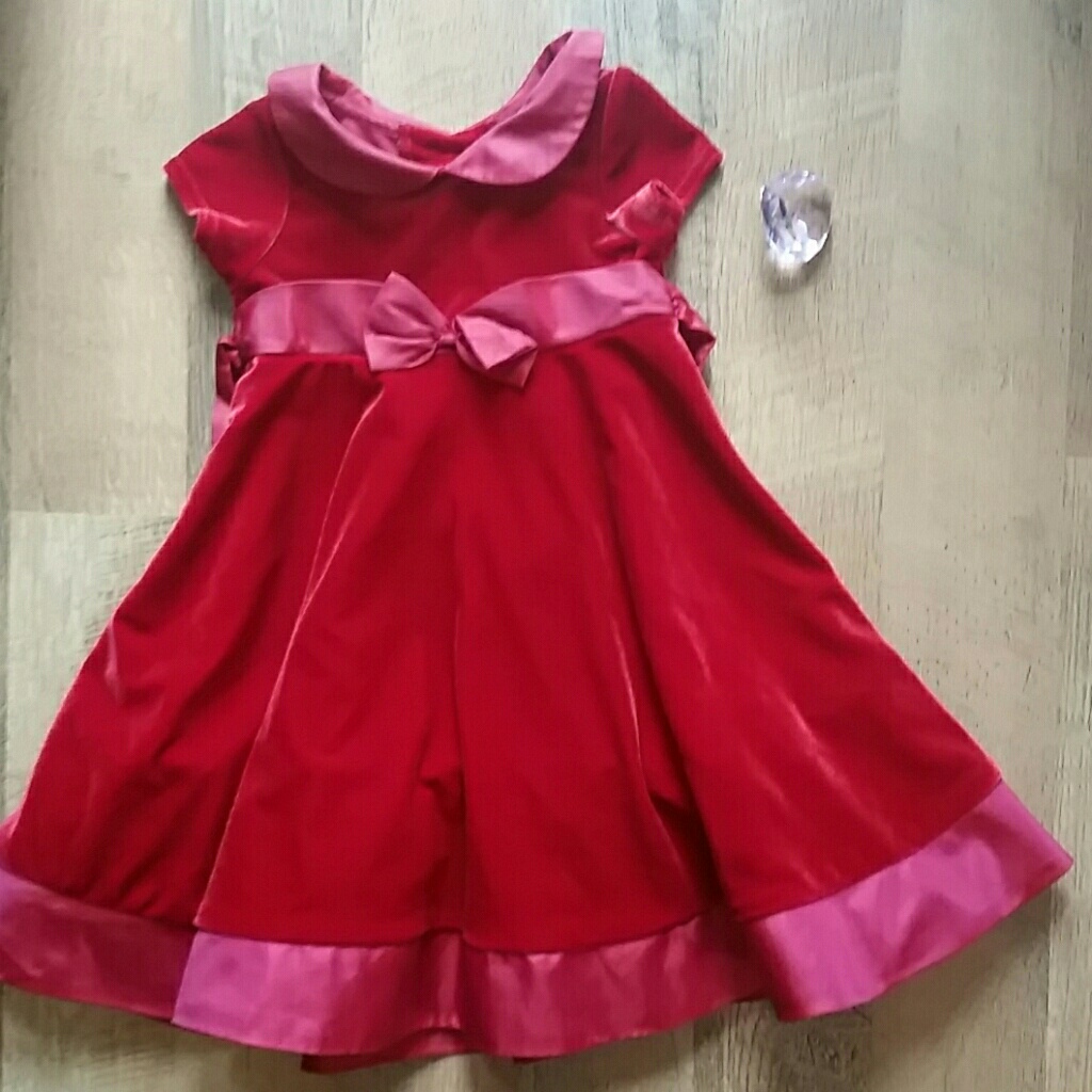 Good Lad Velvet Red Girls' Formal Dress